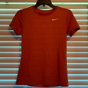 Orange Nike Dri-fit tee, XS